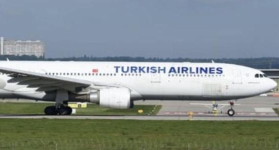 Turkish Airlines Plane Departs BIA